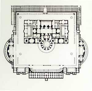 Planta de les termes romanes
