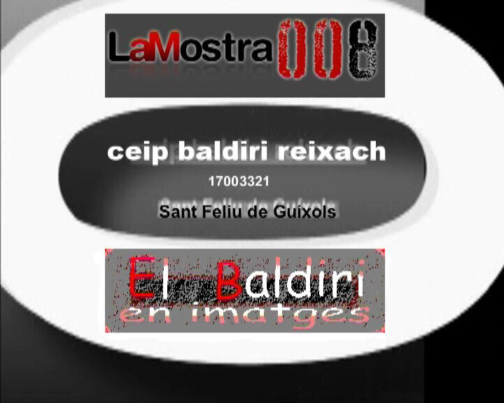 V�deo presentat a la mostra d'audiovisuals 08