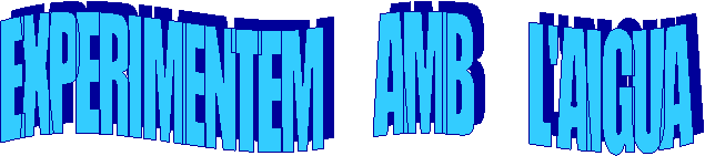 EXPERIMENTEM AMB L'AIGUA