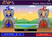 Descripci&oacute;: shapes, colors, sizes, vocabulary game