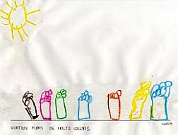 Surten flors de molts colors. Nadia