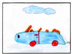 el cotxe descapotable