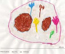 Mengem past�s de mona. J�lia