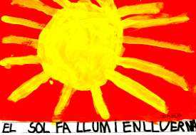 El sol fa llum i enlluerna. Dagda