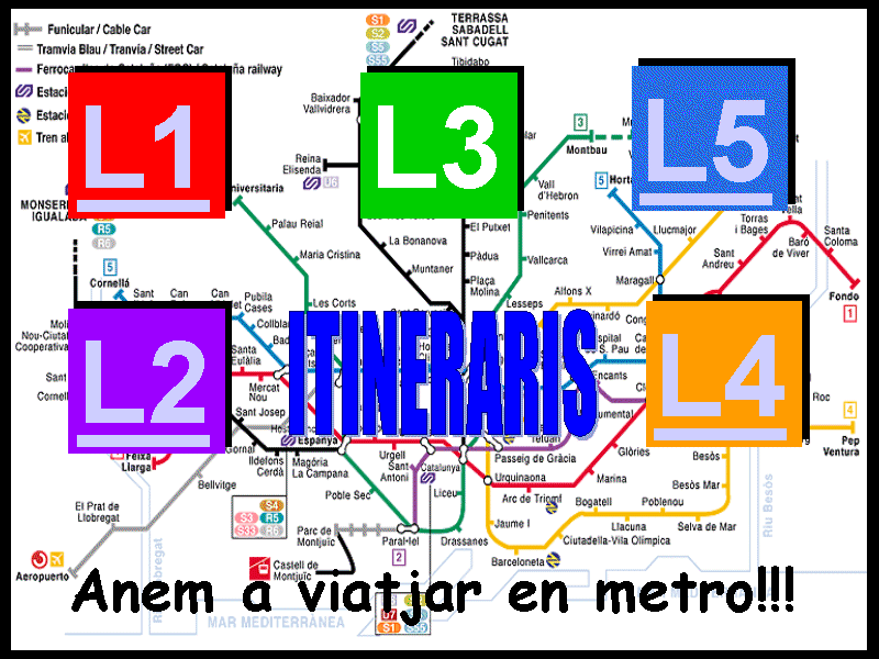 dibuix de l'exercici del metro