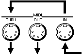 Connectors MIDI
