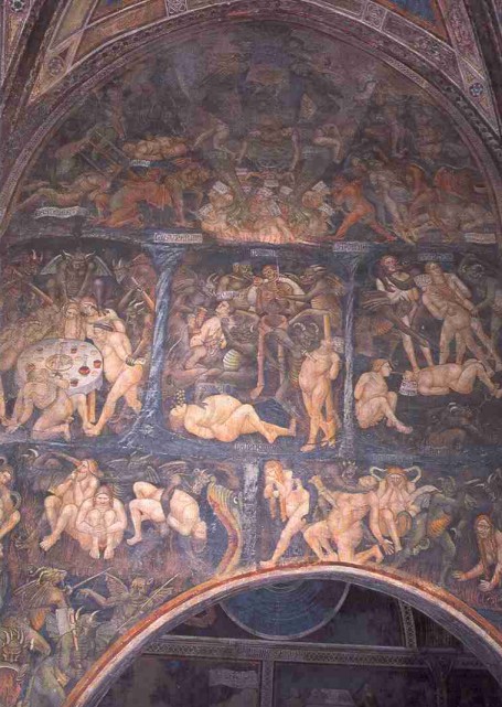 Tadeo de Bartolo. El infierno (San Giminiano, catedral). Principios del siglo XV.