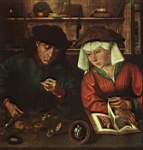 Quentin Massys. El banquer i la seva dona, 1514