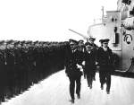 Franco victorious - reviews his fleet, ILN 1939/03/04