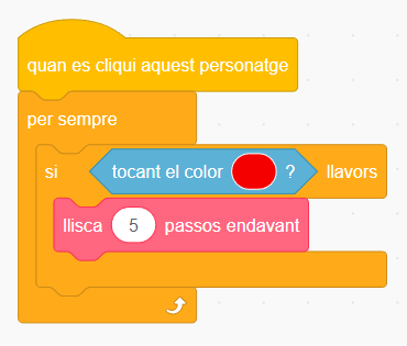 Si amb condició certa amb Scratch