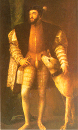 Carles V  per Tiziano