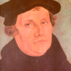 Retrat de Mart Luter per Lucas Cranach