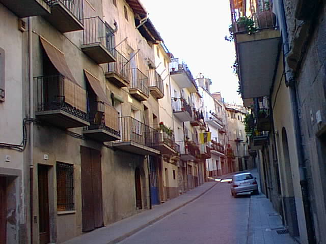 Carrer Major d'Oliana